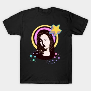 Vintage Retro Our Lady Religious Art T-Shirt